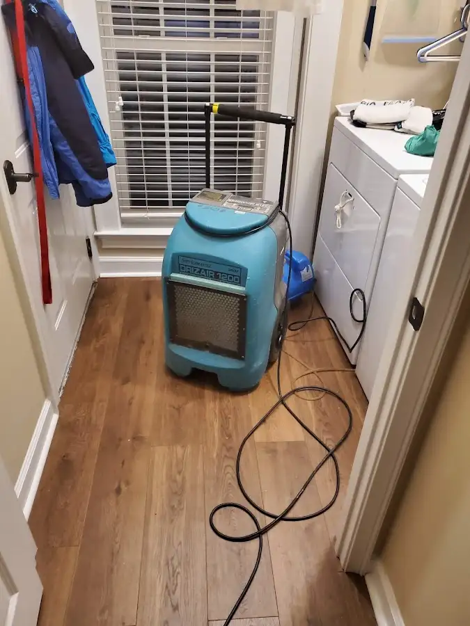 Commercial dehumidifier deployed for Flood Damage Cleanup in Pearl City